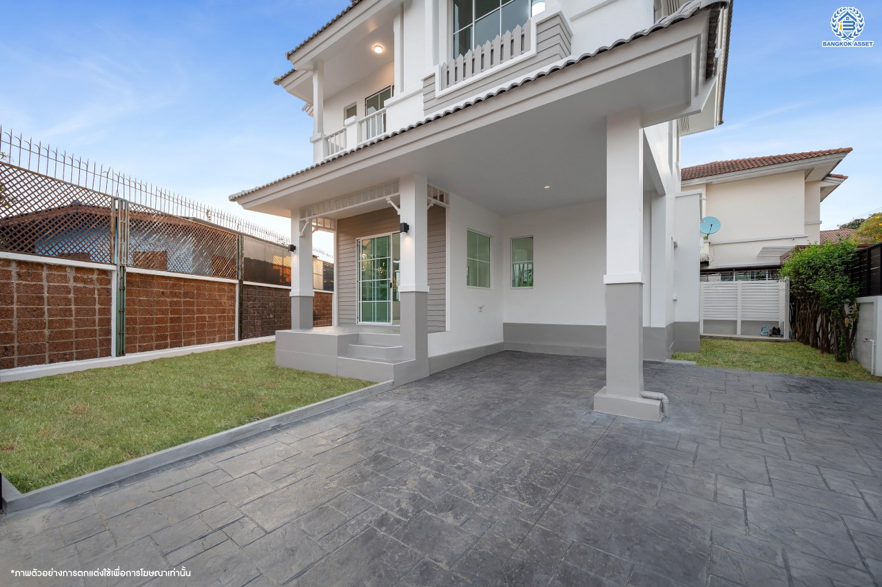 บ้านมือสองตกแต่งใหม่ โครงการ ชัยพฤกษ์ ติวานนท์-ราชพฤกษ์1 หลังมุม เนื้อที่ 68.4 ตร.ว. ฟังก์ชัน 3 ห้องนอน 2 ห้องน้ำ จอดรถได้ 2 คัน สภาพแวดล้อมดี บนทำเลศักยภาพ หน้าโครงการติดถนนใหญ่ เชื่อมต่อถนนราชพฤกษ์ ใกล้จุดขึ้นทางด่วน "ศรีสมาน" ใกล้ห้าง "เซ็นทรัล เวสต์เกต" และ "โรบินสัน ไลฟ์สไตล์ ศรีสมาน"...